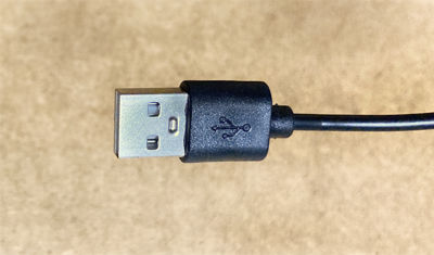 USB端子から給電